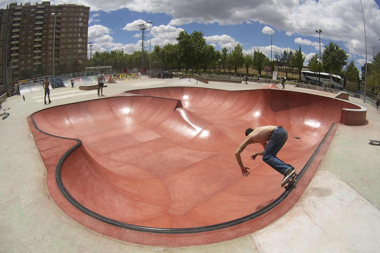 The Via Hispanidad skatepark reform has included the construction of a new ...